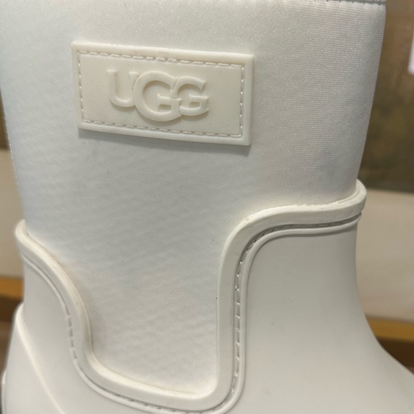 🌸UGG🌸 Droplet Mid Rain Boot In White Size: 11 - Picture 12 of 14